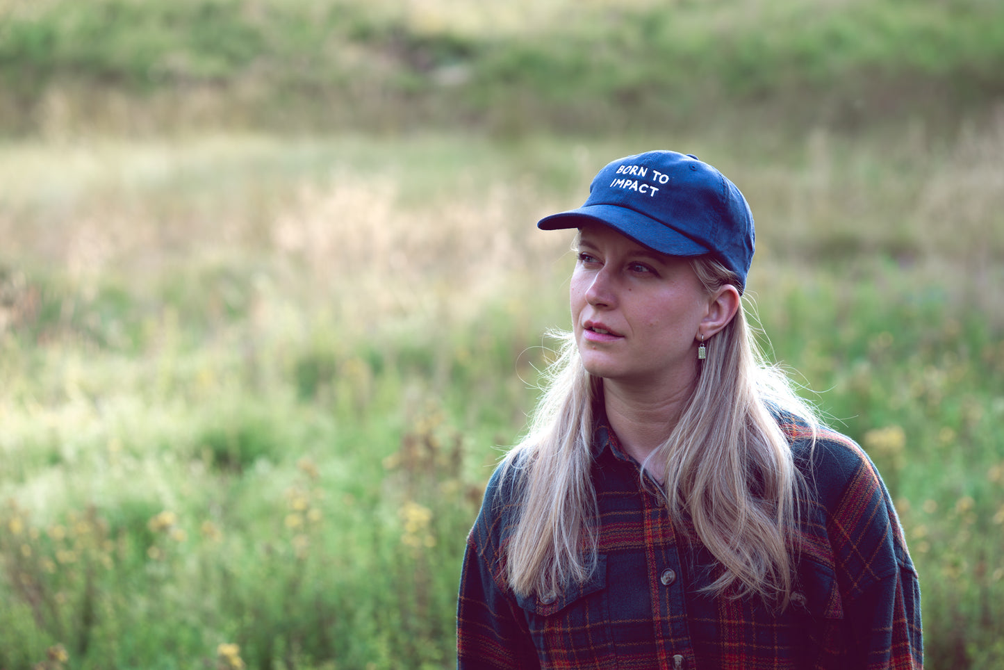 "Powered by Good Vibes" Corduroy hat