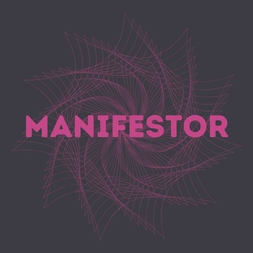 Cover image with the word ‘Manifestor’ — representing The Manifestor Collection of Human Design-inspired apparel for initiators and leaders.